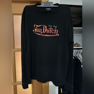 VON DUTCH - Black Long Sleeve Tee